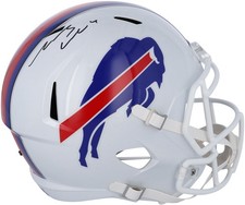 James Cook Buffalo Bills Autographed Riddell Speed Replica Helmet