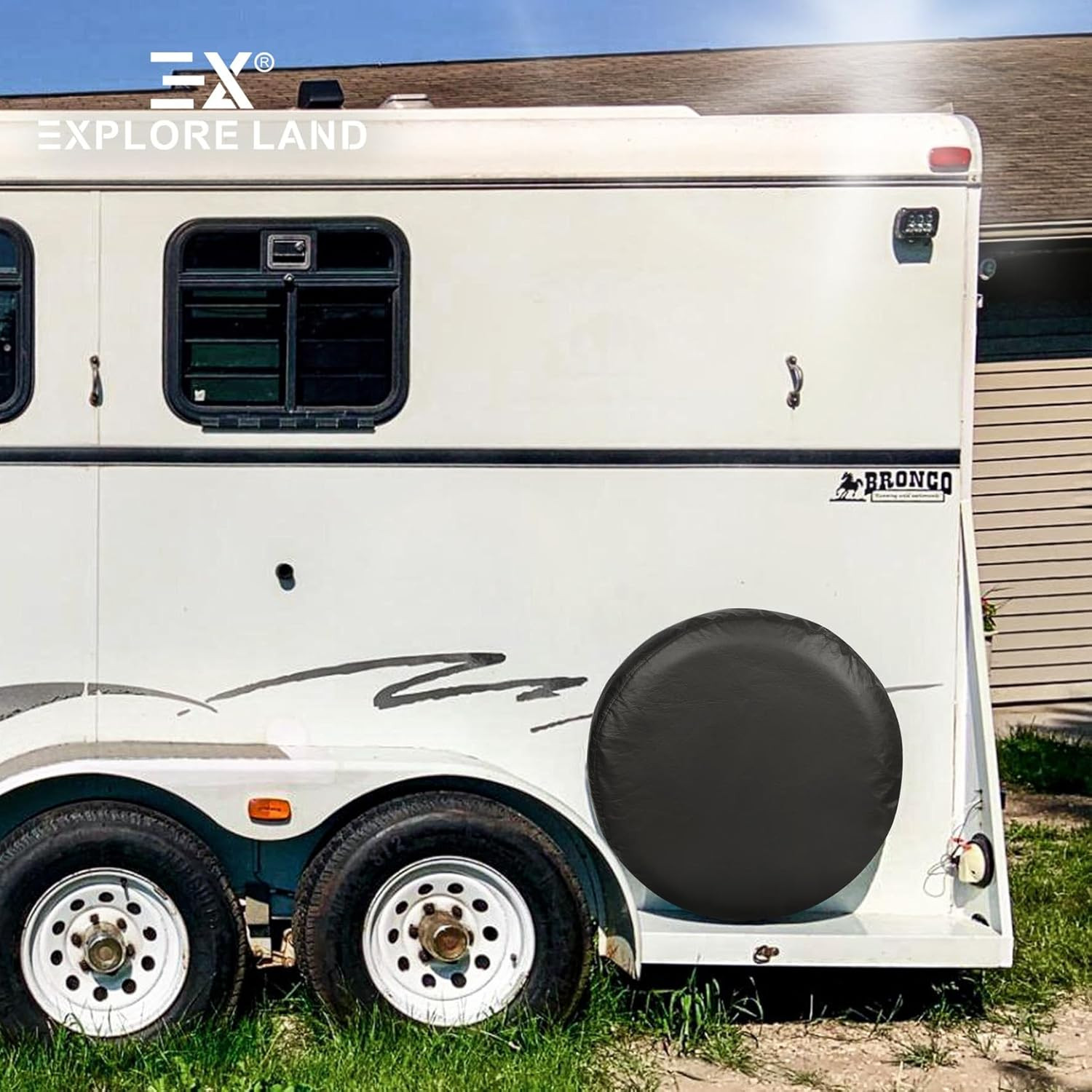 21 Inch Spare Tire Cover Fit Trailer, RV, SUV, Truck, Tough Tire Wheel Soft Cove