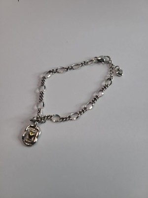 Brighton Love From The Heart Charm Bracelet Silver Tone Jewelry