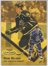 2000-01 Topps Gold Label ROB BLAKE Los Angeles Kings CLASS 1 GOLD SP #/399