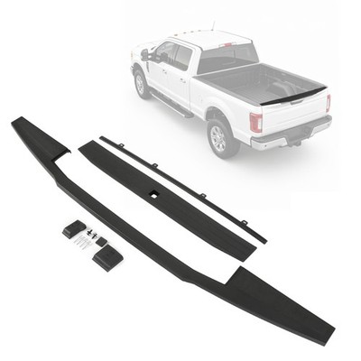 ECOTRIC Tailgate Cap Molding Top Trim Kit Compatible with 2017-2022 Black 