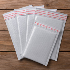 4x8 500pcs Poly Bubble Mailers Shipping Mailing Padded Envelopes Case 000