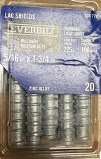 20PK Everbilt 5/16 x 1-3/4 in. Masonry Concrete Anchors Long Lag Shields 803632