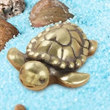 Figurine en laiton Figurine Craft Turtle Figurine pour la maison Micro