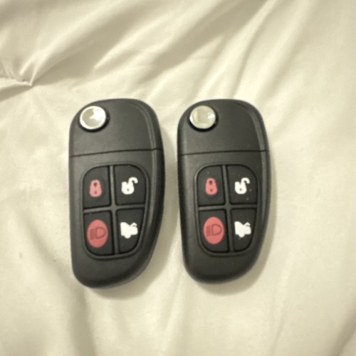 Remote Flip Key Fob For 2003-2008 Jaguar S-Type, X-Type, XJ8 – Black, Wholesale-24-7
