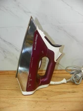 ROWENTA PRO MASTER STEAM IRON BURGUNDY 1800W DW8195 CLEAN