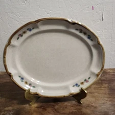 Vintage International Heartland Stoneware Japan Oval 8" Platter Vegetable Server