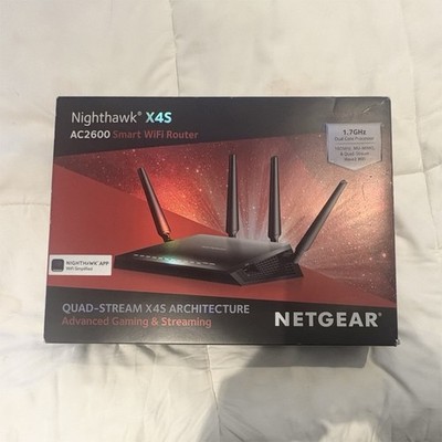 NETGEAR Nighthawk X4S AC2600 Router R7800-100NAS 2600Mbps Dual-Band MU-MIMO VPN
