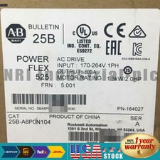 NEW Allen-Bradley 25B-A8P0N104 PowerFlex 525 1.5kW 2Hp AC Drive AB US Free Tax