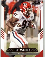 2021 Score Tre' McKitty Rookie #389 RC Georgia Bulldogs