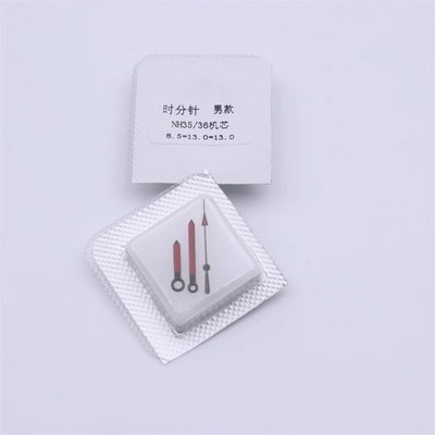 1 Set Red Non Luminous Watch Hands 8.5x13x13 For NH35