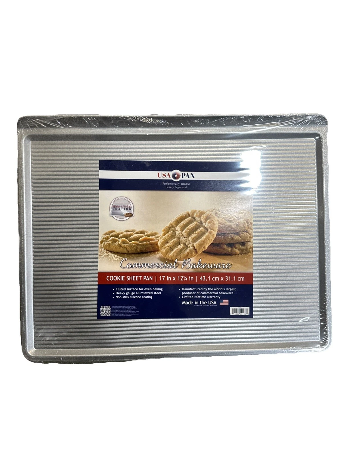USA Pan Bakeware Cookie Sheet Large Warp Resistant Nonstick Baking Pan USA MADE
Opens in a new windo