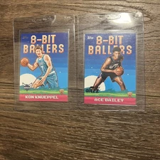 Nba topps flagship 8-bit ballers grouped  of 2