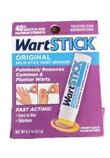 WartStick Original Salicylic Acid Solid-Stick Wart Remover 0.2 Oz. New Sealed