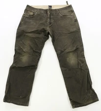 Rare Vintage KÜHL Revolvr Canvas Outdoor Hiking Work Pants 2010s Olive Green 38