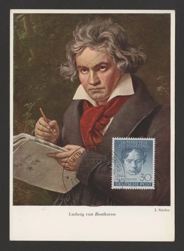 Germany 1953 Beethoven maximum card