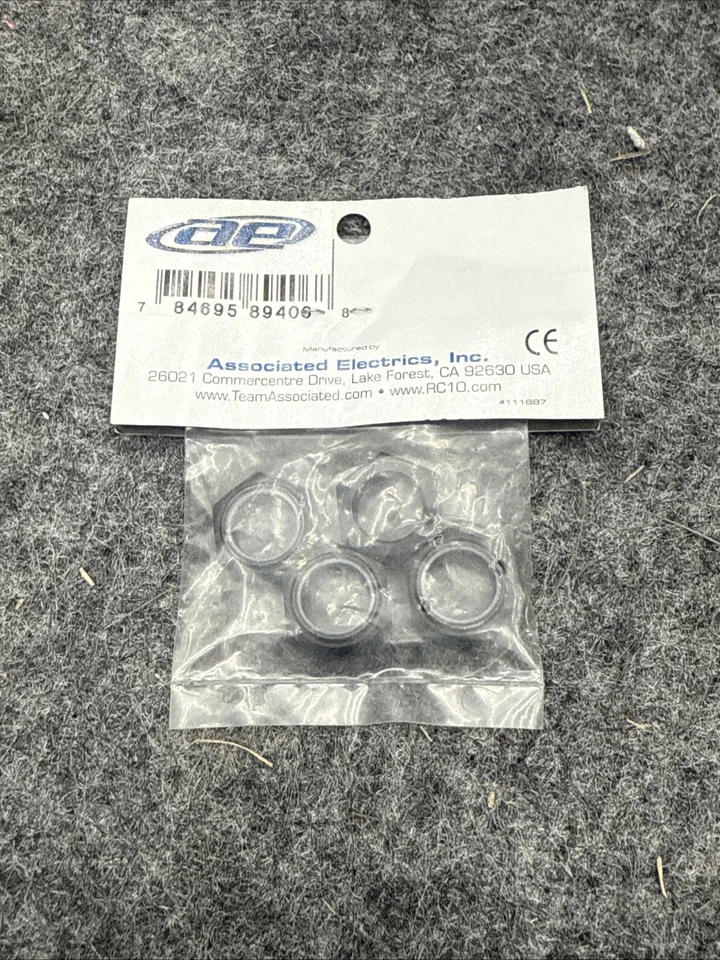 Team Associated #89406 Nyloc Wheel Nuts 17mm 1/8 Buggy NIB - Image 2 of 2