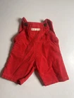 VINTAGE Cabbage Patch Doll Happy Kids Red Corded Overalls