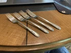 4 STERLING SILVER DINNER FORKS INTERNATIONAL BLOSSOM TIME 205 g 7 1/4" NOT SCRAP