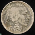 1913-D T1 Buffalo Nickel - Very Fine Details