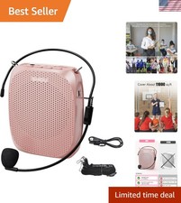 Durable Lightweight Voice Amplifier with AUX Support - Ideal for Fitness Coaches