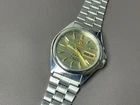 Vintage Orient Crystal 3 Star Automatic Green Dial 36mm Men's Watch