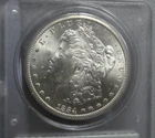 1884 CC Morgan Dollar  MS63 PCGS Silver Dollar Carson City in OLD RATTLER HOLDER
