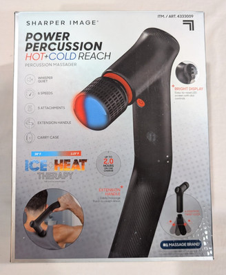 Sharper Image Power Percussion Hot + Cold Reach Percussion Massager - Used, Good