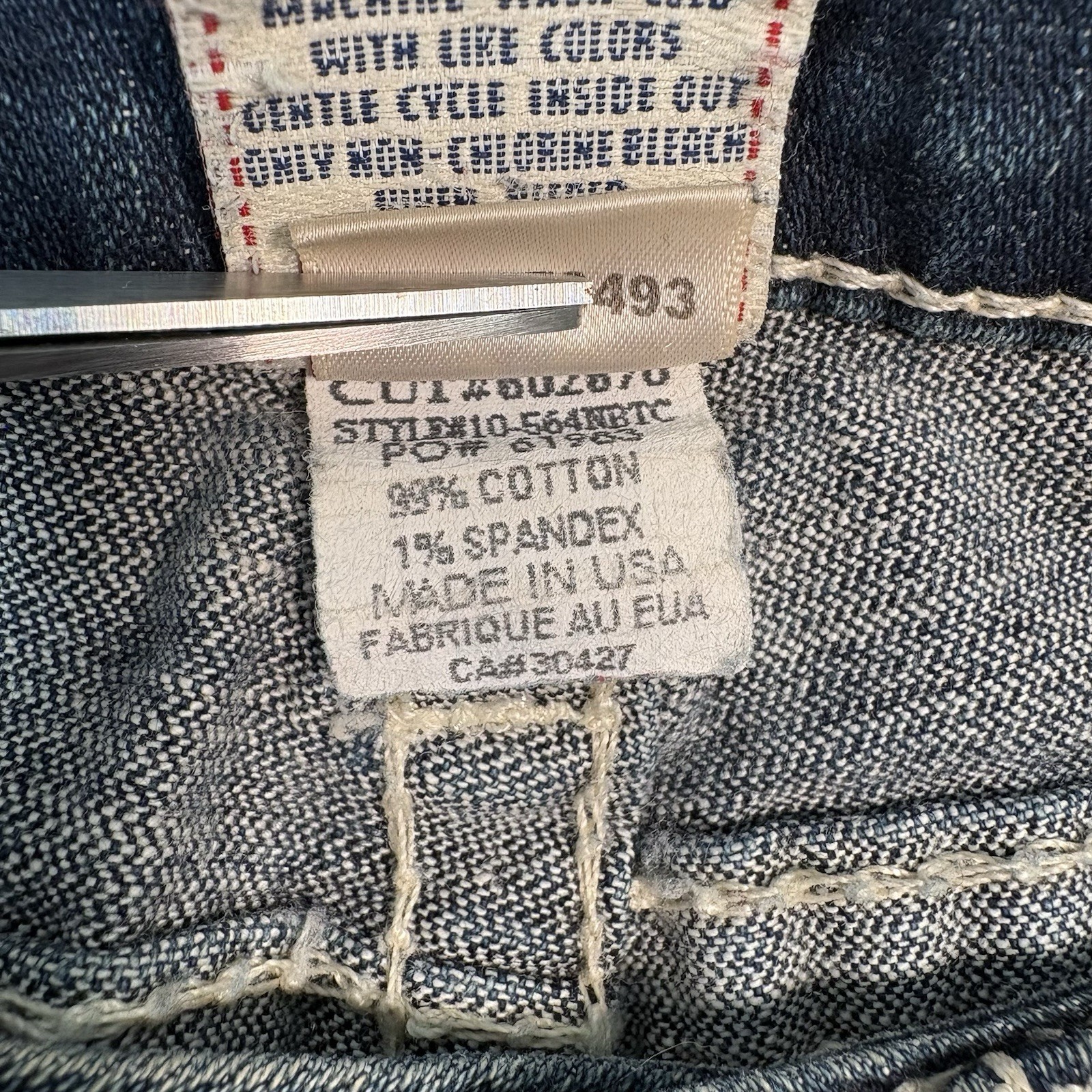 Vtg Women's True Religion Disco Joey Big T Crystal Flare Boot Cut Jeans 27 Y2K thumbnail 17