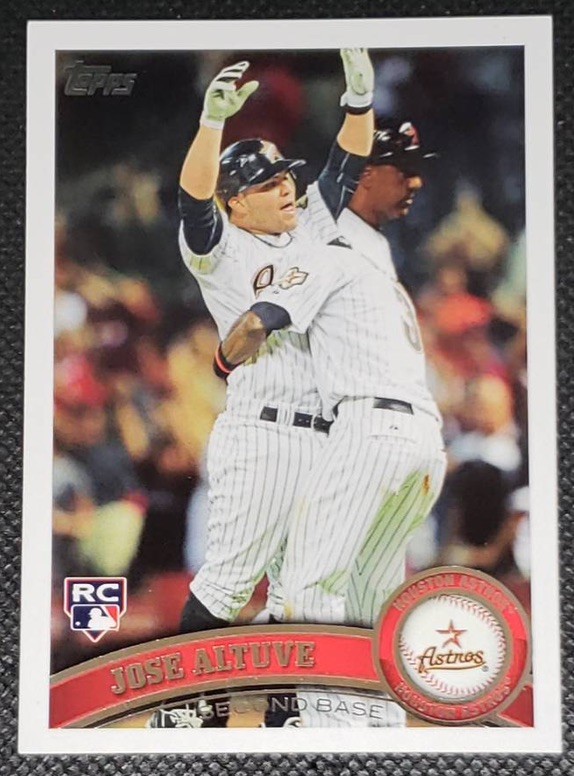 JOSE ALTUVE 2011 TOPPS UPDATE US132 📈 ROOKIE CARD RC