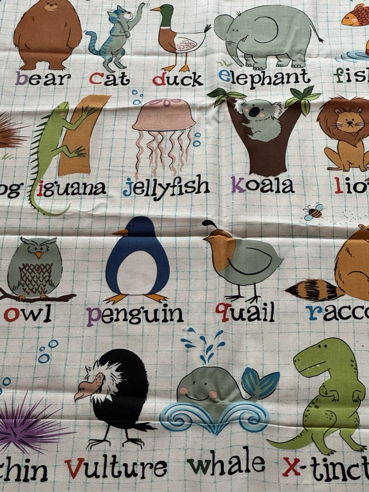 2013 Rare! Alexander henry” ABC With Me” OOP ( 1 .1/2 Yards/44’ Wide) - Image 2 of 4