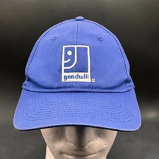 Goodwill Hat Port & Company Men's Adjustable Blue Logo Embroidered