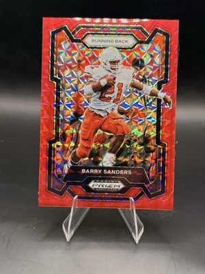2024 Panini Prizm Draft Picks - Barry Sanders #43 Red Finite Prizm /125