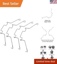 4pcs CPU Fan Fixing Clips for 12CM Radiators - Durable Stainless Steel Clips