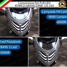 FARO LED KYMCO GRAND DINK ANABBAGLIANTE ABBAGLIANTE H4 + POSIZIONE T10 NO ERROR
