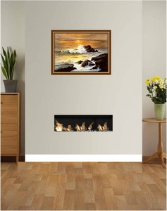 Royal 600 Scenic Edge Hole In The Wall Gas Fire 5 Year Warranty Ebay