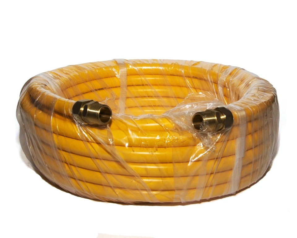 KIT de 33' gasFlex+accesorios 1/2" tubo fogón, calentador de espacio, barbacoa Foto 2 de 4