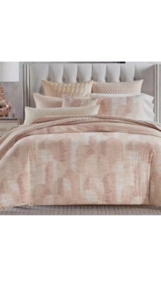 Hotel Collection Manhattan F/Queen Duvet Cover+4Shams, Pima Cotton $805-new!