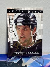1994-95 Upper Deck BE A PLAYER SIGNATURE COLLECTION KEVIN HATCHER #48 AUTO