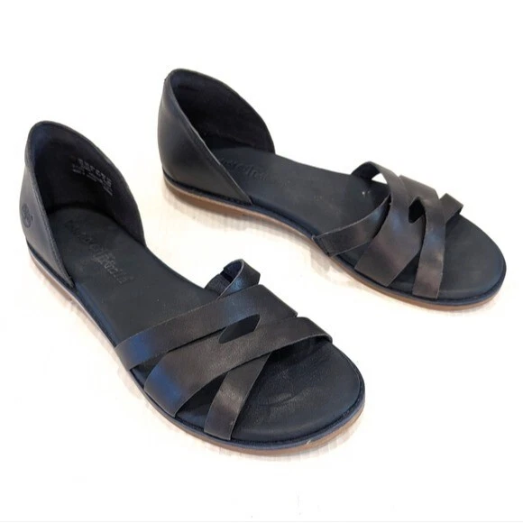 TIMBERLAND sandali slip on donna blu con cinturino in pelle misura 9 5