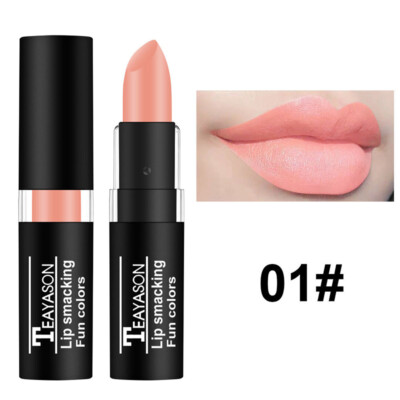 12 Farbe Lippenstift Make-Up Wasserfest Anhaltend Rot Lippenstift Matt  