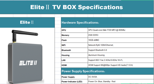 Elite II Streaming Box 4GB RAM Memory 32GB Storage Great customer service - Picture 15 of 19