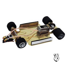 1/24 GRC 4" WB Ready To Run Slot Car - No Body - Mid America 305 PARMA FCR 