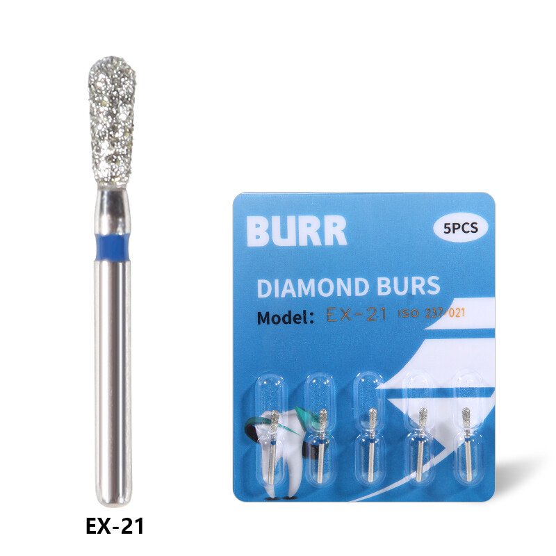 Dental Diamond Burs Kit SO-21S For High Speed Handpiece 10pcs/kit