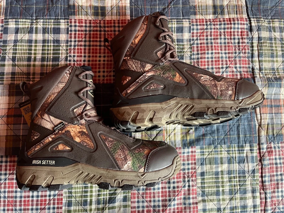 Irish Setter Men’s VaprTrek Waterproof Insulated Hunting Boots Sz 9.5 EE - Image 2 of 4
