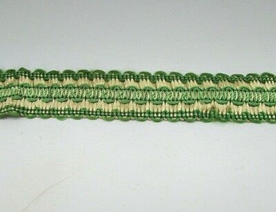Seltene Karte Vintage 60er Jahre Zopf 7/8'' breit. 4,5 Meter zum Polstern & Basteln.