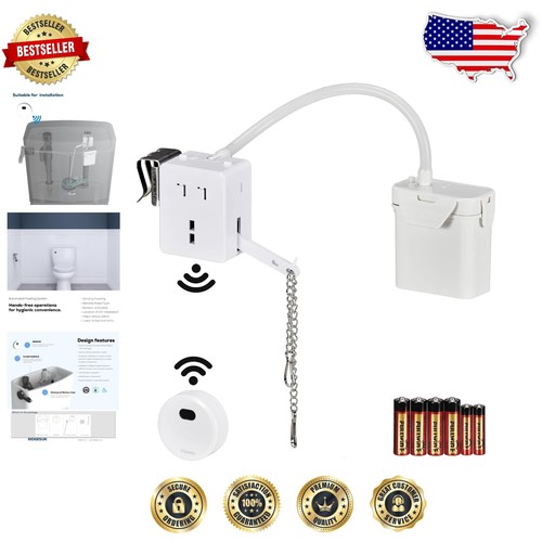 Universal Touchless Toilet Flush Kit with 20” Sensor - Modern Bathroom Upgrade