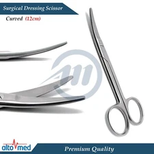 Dental Surgical Dressing Medical Veterinary Operating First Aid Scissors Curved