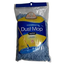 O Cedar Dust Mop Head Refill New EVERY WHICH WAY Blue Microfiber