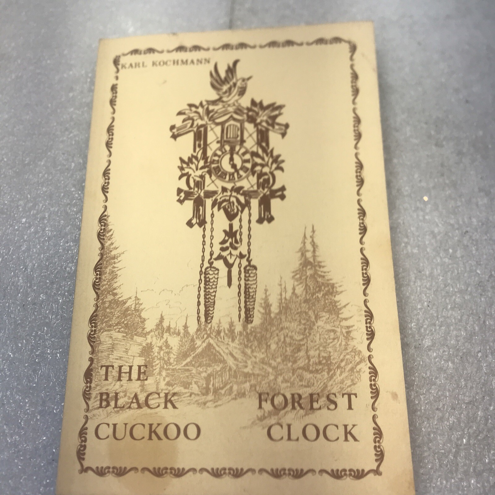 The Black Forest Cuckoo Clock (EUROPEAN CLOCKMAKING) By Karl Kochmann 1983 Print 9780933396159